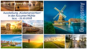 Meine Ausstellung "Küstenansichten" in der Accumer Mühle kuestenansichtend