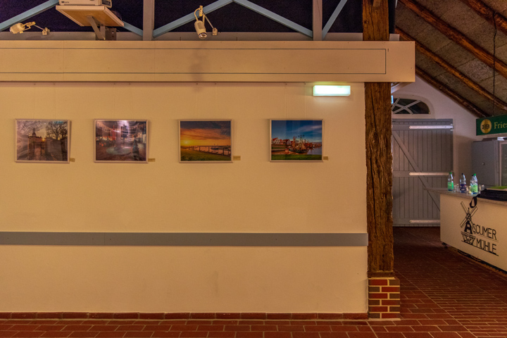 Meine erste Ausstellung: Bis Oktober 2018 in der Mühlenscheune Accum