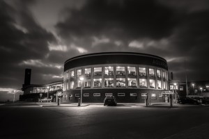 Städte in schwarzweiß strandhalle-wilhelmshaven